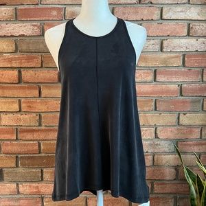 lululemon High Neck Racerback Tank in Black Size 4